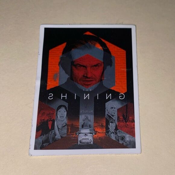 THE SHINING Sticker Pack of 2 Evil Twins + Here’s Johnny NEW Rare Collectible - Picture 3 of 14